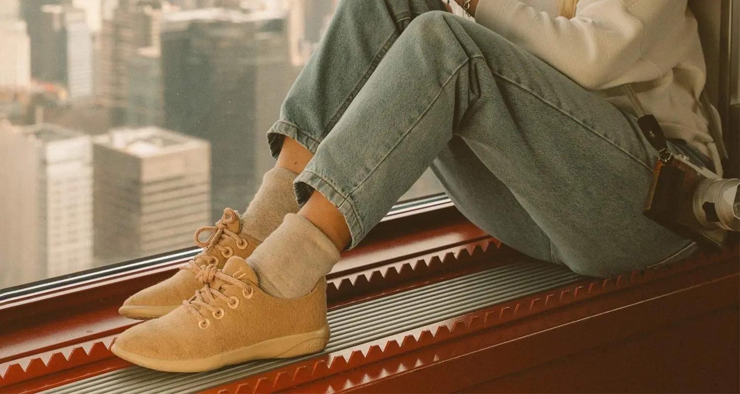 Sapatos confortáveis viagem