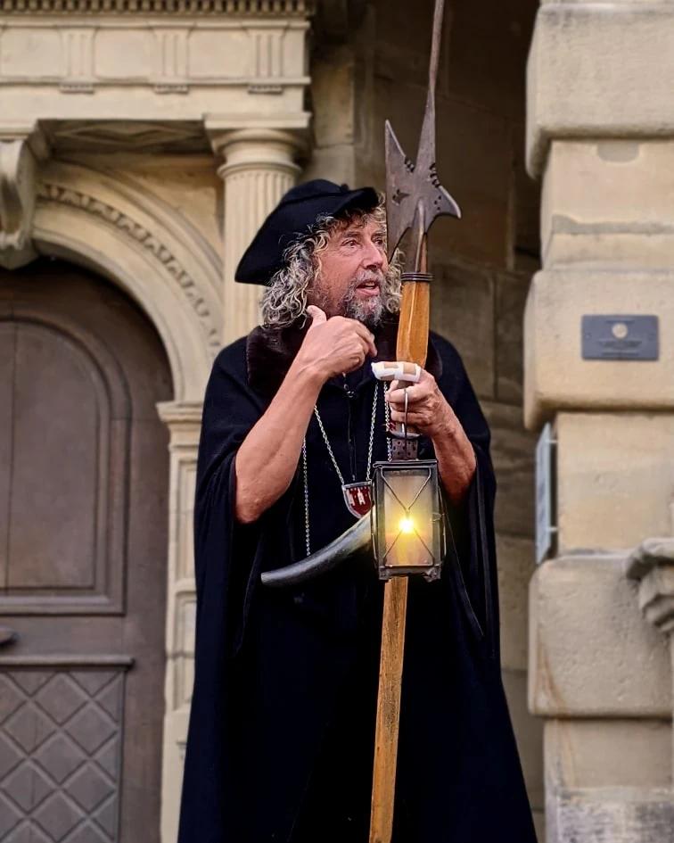 Tour do guardião noturno em Rothenburg ob der Tauber