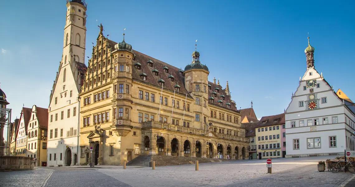 Marktplatz Rathaus Rothenburg ob der Tauber